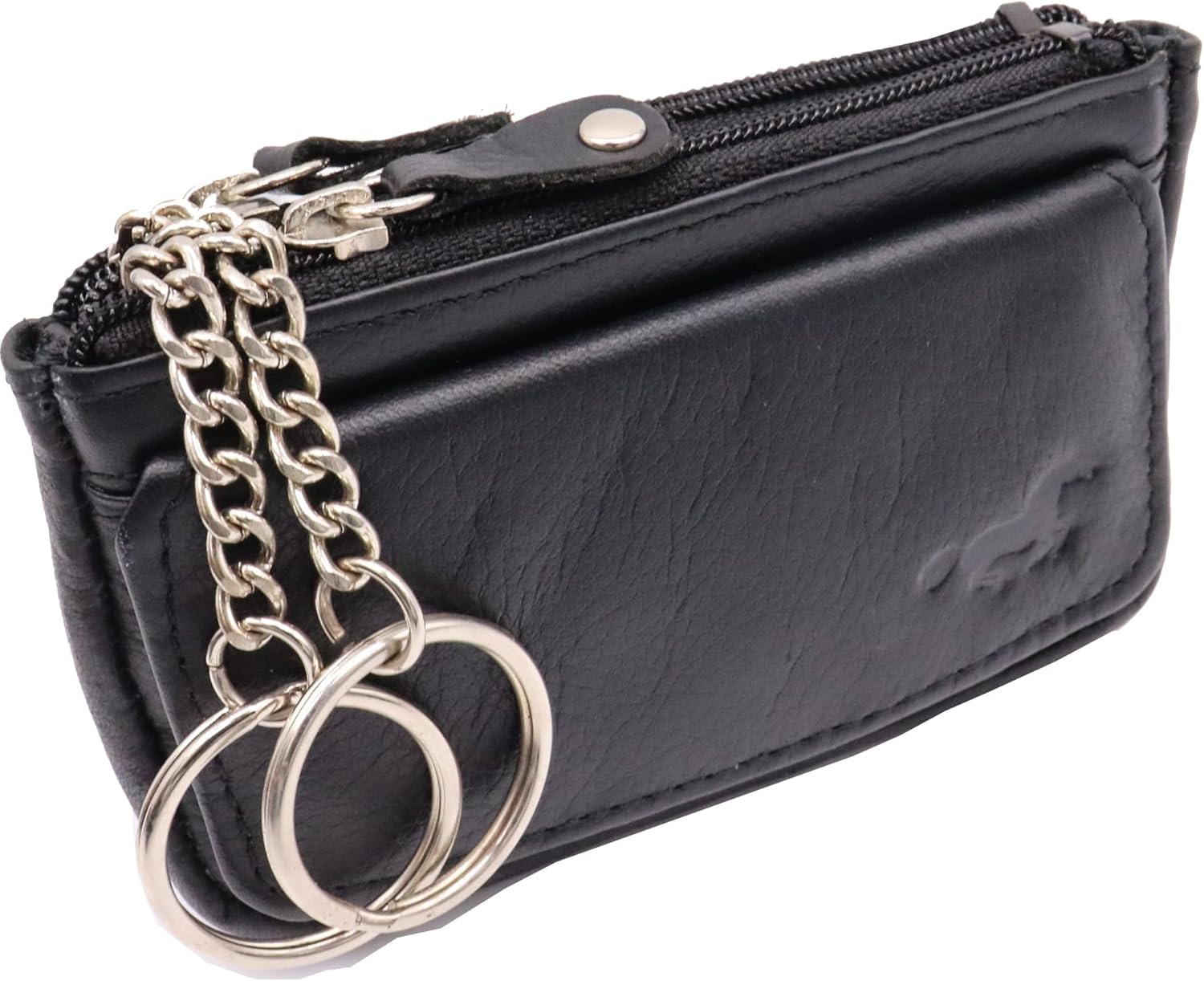 Safekeepers Schlüsseletui – Leder Schlüsseltasche mit Reißverschluss