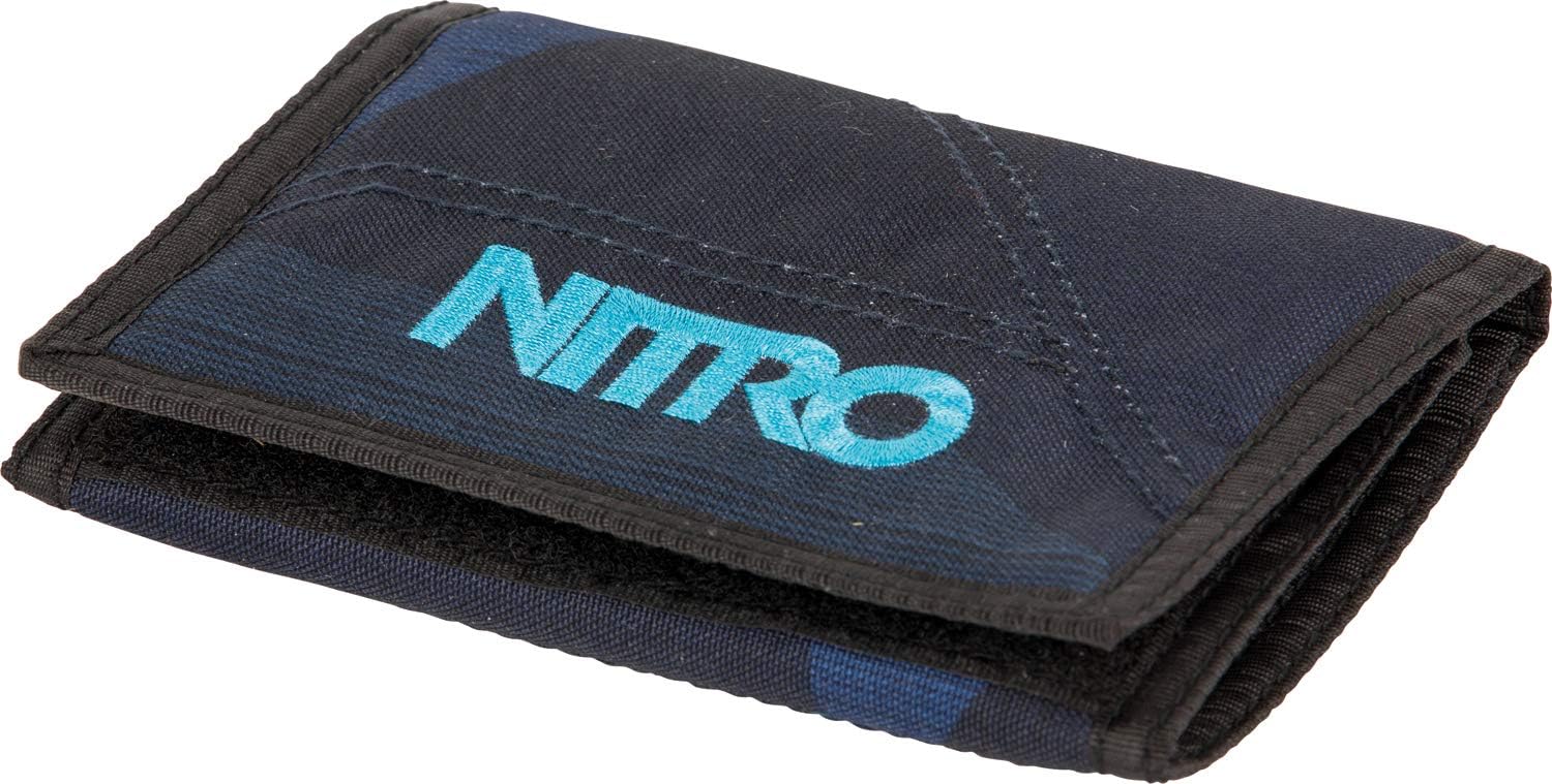 Nitro Unisex Wallet – Canvas Geldbörse mit Klettverschluss
