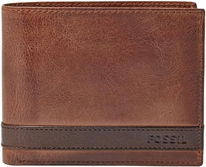 Fossil Quinn – Leder Geldbörse Herren Bifold