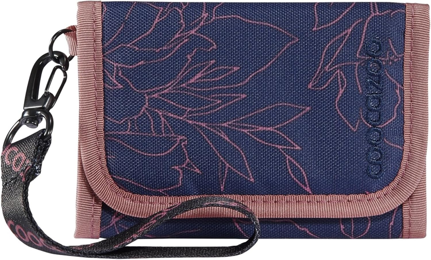 coocazoo Sweet Rose – Lila-Rosa Geldbörse mit Sichtfenster