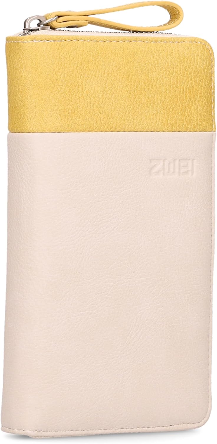 ZWEI EVA EV2 – Kunstleder Geldbörse mit Reißverschluss