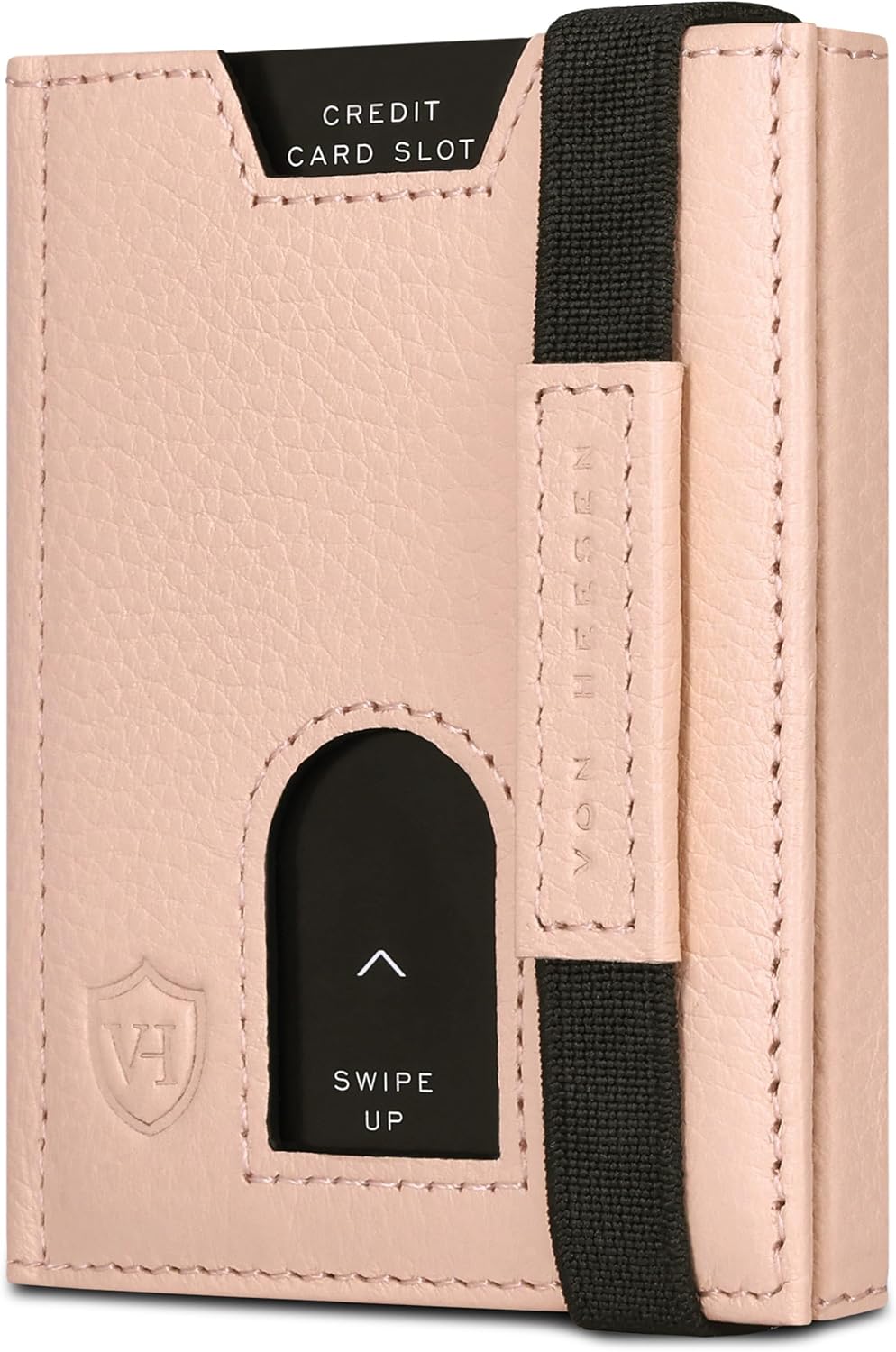 VON HEESEN Slim Wallet – Mini Geldbörse mit RFID Schutz