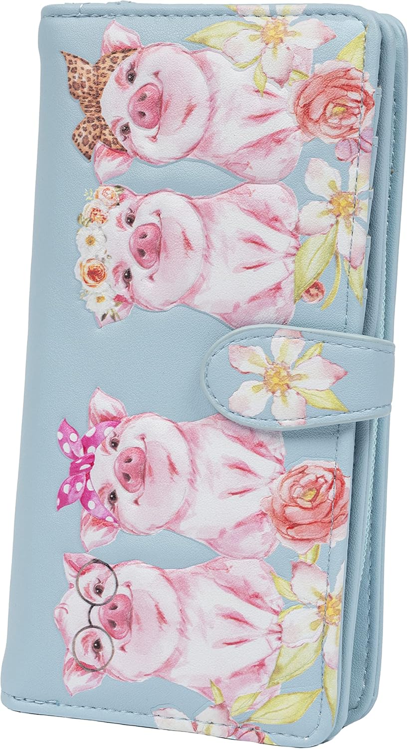 Shag Wear Große Clutch – Blumen Geldbörse Damen