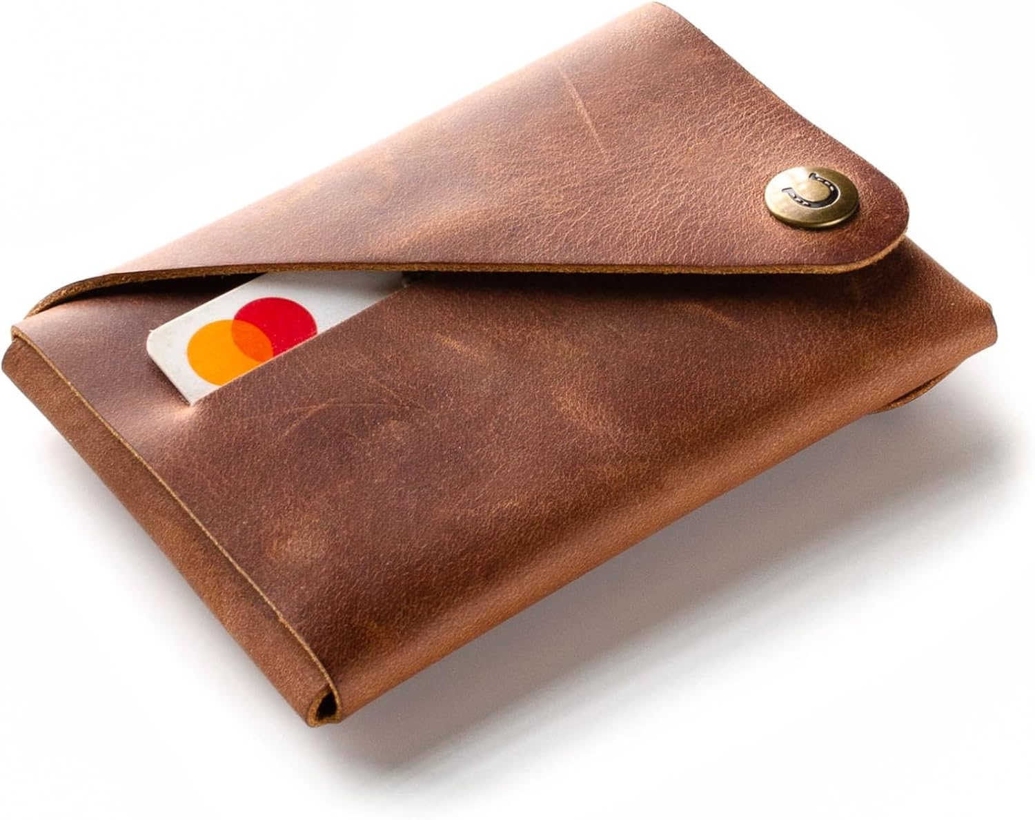 Crazy Horse Craft – Minimalistische Leder Geldbörse Damen