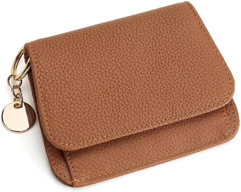 Mudono Kleine Geldbörse Damen – RFID-Schutz, Echtleder