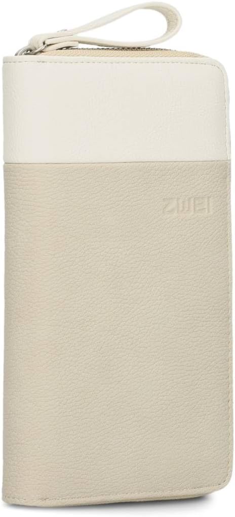 Zwei Eva EV2 – Kunstleder Geldbörse Damen mit Reißverschluss