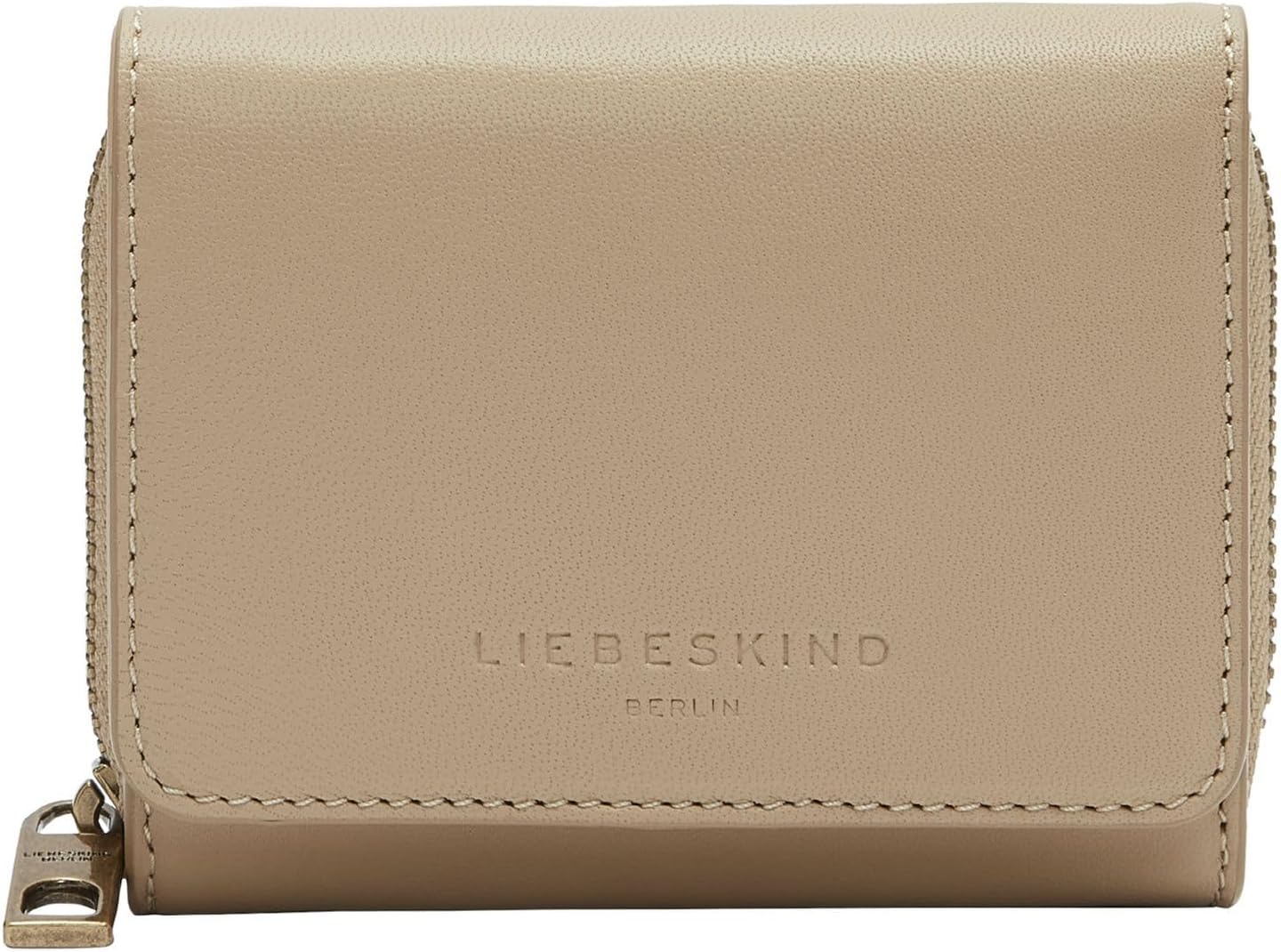 LIEBESKIND Pablita – Beige Leder Geldbörse mit RFID